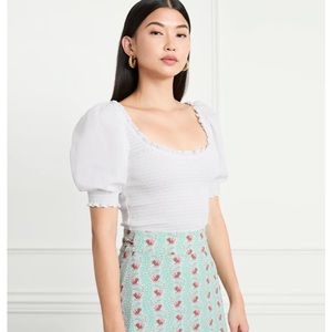 Hill House Aiko Top NWT in White in original packaging